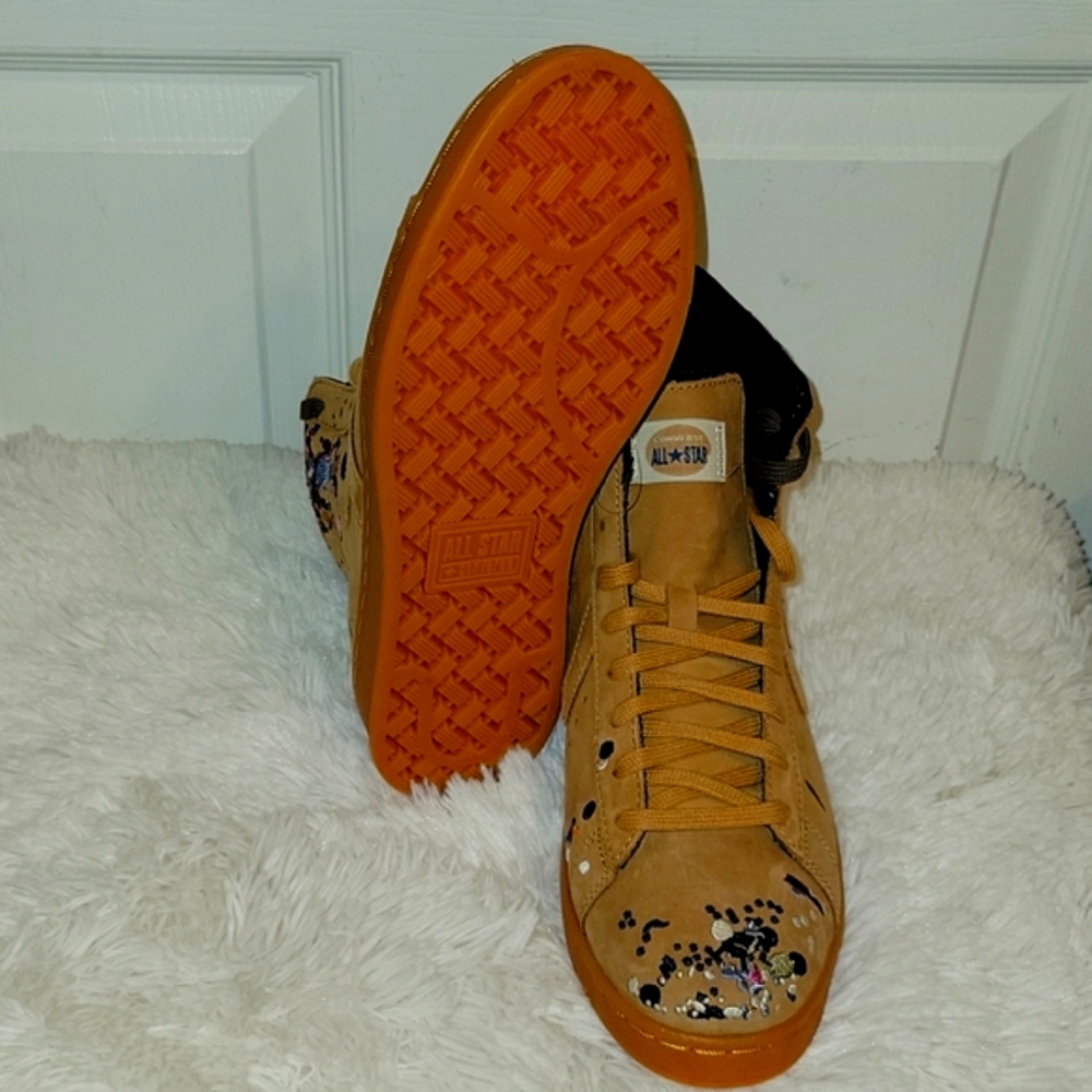 Converse Men's Bandulu Leather Mid Sneaker Men's US 9 - Picture 4 of 4
